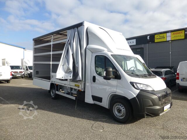 Schuifzeil bestelwagen PEUGEOT Boxer Pritsche Plane Camera 132Kw