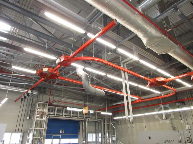 Portáldaru Daru előtető csarnok daru Daru daru Demag KBK2-R Weiche Schwenkscheibe KBK 2 II KBK2 125 250 500 1000KG