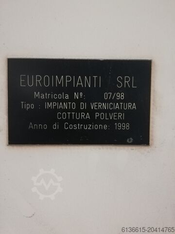 Pulverlackieranlage mit Ofen Euroimpianti Pulverlackieranlage und Ofen