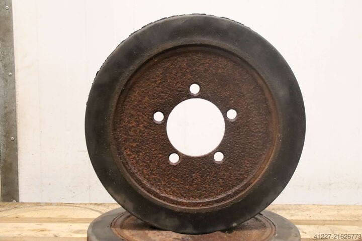 Solid rubber tires with rim, 2 pieces Renger Ø 420 x 80 mm