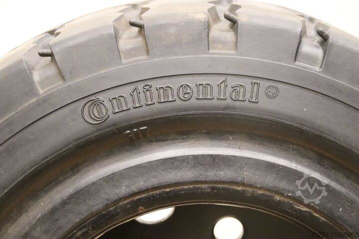 Solid rubber tires, 3 pieces Continental Mefro CSE-Robust 250/50-10  SC 10  RIM 6.50F