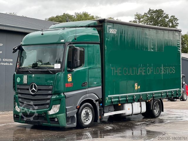 Samochód ciężarowy z plandeką typu platforma MERCEDES-BENZ Actros 1842 EU6Voll-Luft Retarder Jumbo