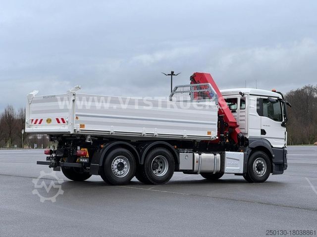 Lastbilmonteret kran MAN TGS 26.520H 4x4 Meiler + HMF 2320 Lenk/Lift