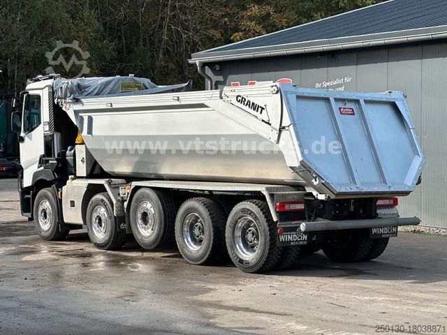 Tipper truck RENAULT C 520 10x4 Eschler Kipper *Unfall*