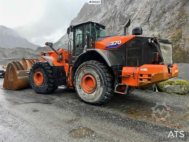 Radlader Hitachi zw370-6 wheel loader w/ scale, printer & bucket