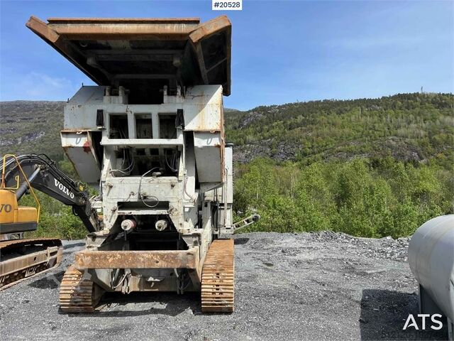 Puinbreker Haahjem ctc 110 crusher w/side conveyor and screen. WATCH