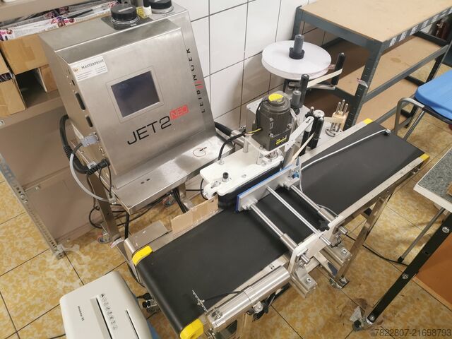 Labeling and date printing Leibinger Jet2 Neo // Fully labeling line