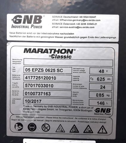 4-wheel forklift truck, ID No. H00674 STILL RX20 - 16P