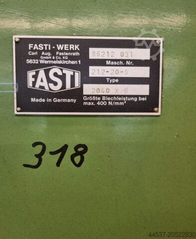 Folding Machine Fasti 212-20-6