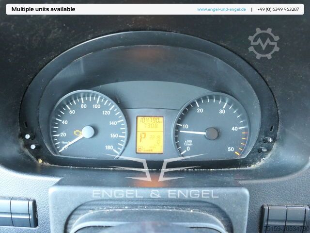 Kasa kamyoneti mercedes-benz SPRINTER 310 CDI MAXI EURO-5 KOFFER REGALE KAMERA DURCHGANG