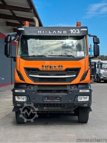 Caminhão betoneira IVECO Trakker 400 8x4 BB STETTER AM9 Betonmischer 9m³
