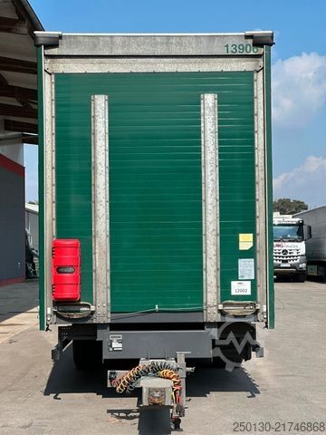 Open aanhangwagen met zeil H&W HWZPS24 TRIDEM Curtainsider AH MEGA 70m³