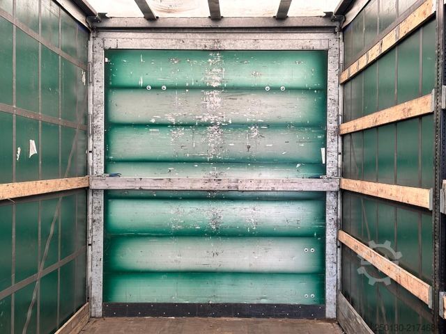 Open aanhangwagen met zeil H&W HWZPS24 TRIDEM Curtainsider AH MEGA 70m³