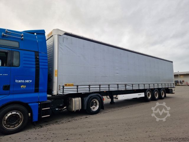 Semi-reboque aberto com lona WIELTON NS3K Curtainsider Edscha