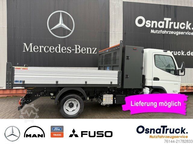 Tipper van FUSO 3C15 AMT Hinterkipper+Box Automat.,Klima,AHK3,5t