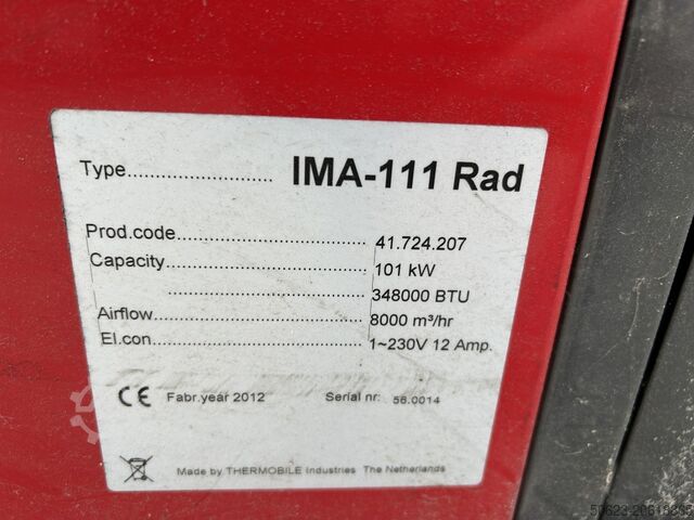 Heating and blower unit Thermobile IMA-111RAD