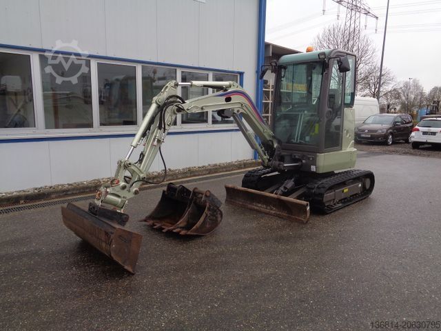 Minigraafmachine VOLVO ECR25 D Powertilt 3 x Löffel