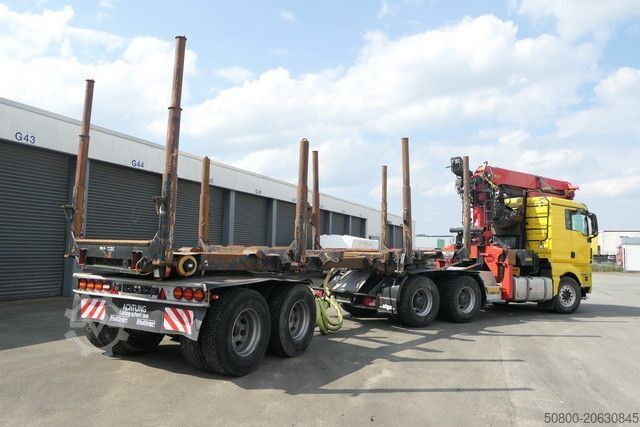 Standaard trekker MAN 26.540 TGX/6x4/540 PS/Kran Epsilon/Blattfederung