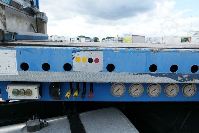 Dieplader oplegger MEUSBURGER MPG 2, ausziehbar, verbreiterbar, Radmulden, BPW