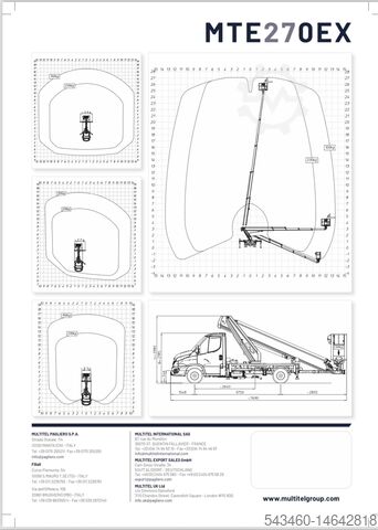 Multitel MTE270 op Iveco Daily 3,5 ton vrachtwagenverhoging Multitel MTE 270