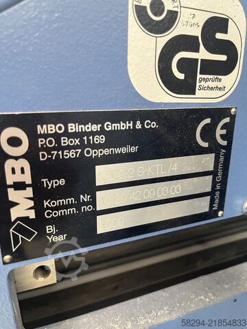 μηχανή δίπλωσης MBO K800.2 S-KTL/4 - aut