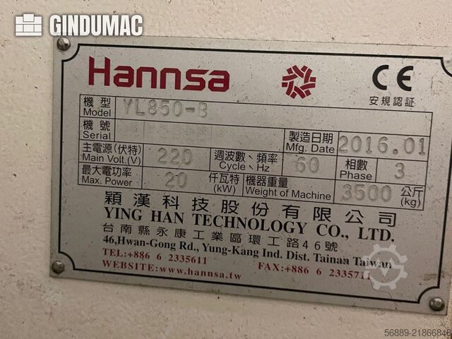 HANNSA YL 850 B HANNSA YL 850 B