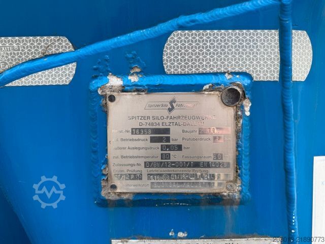 Ημιρυμουλκούμενο σιλο SPITZER SK 2760 Silo ADR 3 Achse 60.000 Liter