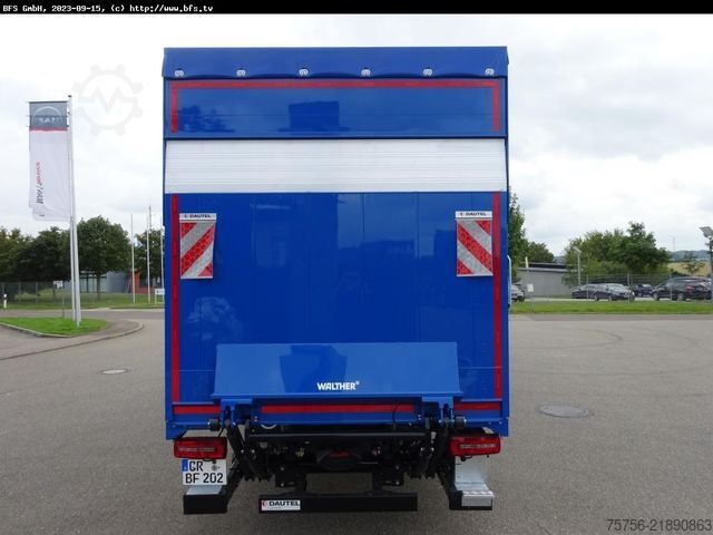 Plattewagen met zeil MAN TGL (TG3) 12.250 4x2 BL CH Plane, Walther, LBW