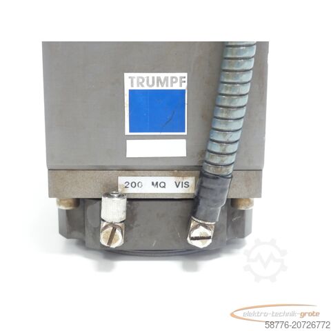 Trumpova složka Trumpf TRUMPF 200 MQ VIS Fokussieroptik + Haas - Laser NBB 22-30-20-00 SN:9061842