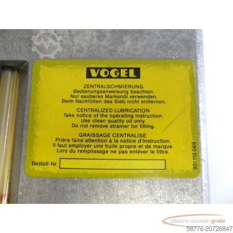 Komponenta Willy Vogel RP-68.31 Schmierpumpe