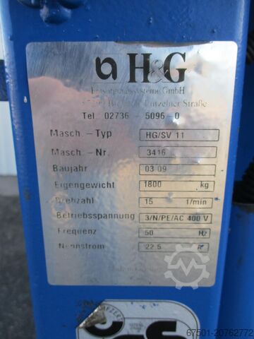 Rotary screw compressor H&G Screw compactor Ballenpress HG/SV 11 ( 3383)