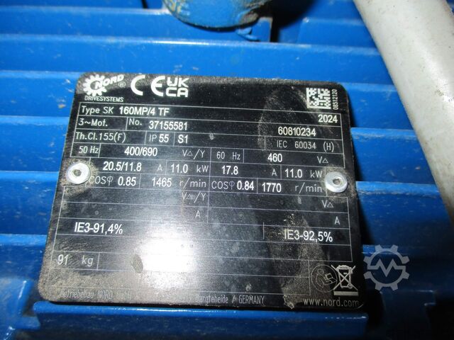 Rotary screw compressor H&G Screw compactor Ballenpress HG/SV 11 ( 3383)