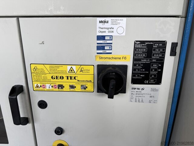 Centre d’usinage universel MIKRON HSM 800 MIKRON HSM 800
