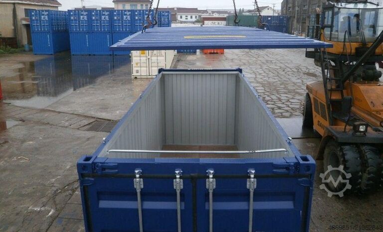 Skibscontainer  20DV open top hard top Container