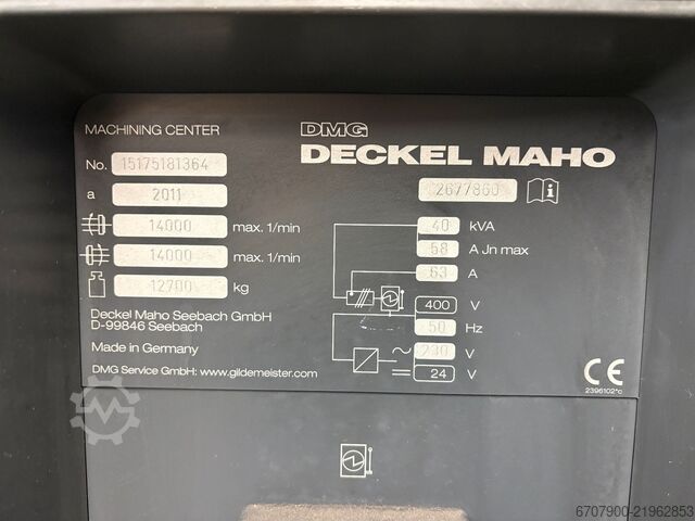 Centro de mecanizado CNC tipo pórtico DMG-DECKEL MAHO 180 DMG-DECKEL-MAHO DMF 180