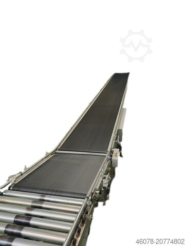 Incline belt conveyor with forerun Rising falling Transnorm 6000+800-600-500