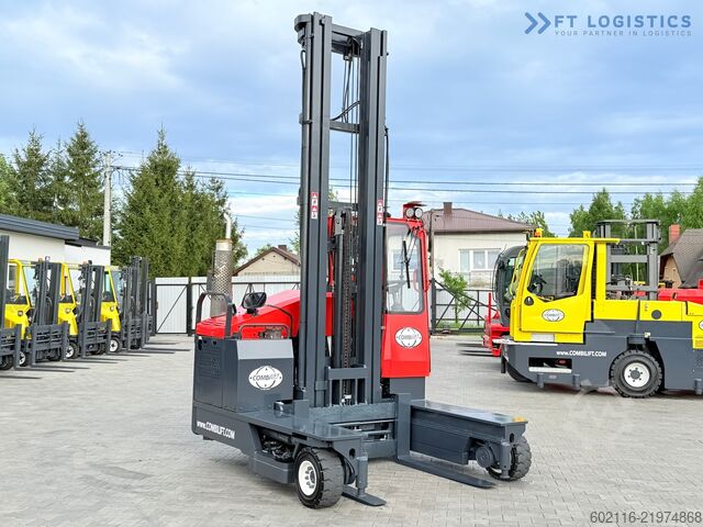 Cărucior cu stivuitor cu 4 căi Combilift C4000 / TRIPLEX / 9300MM / GAS / TOP1