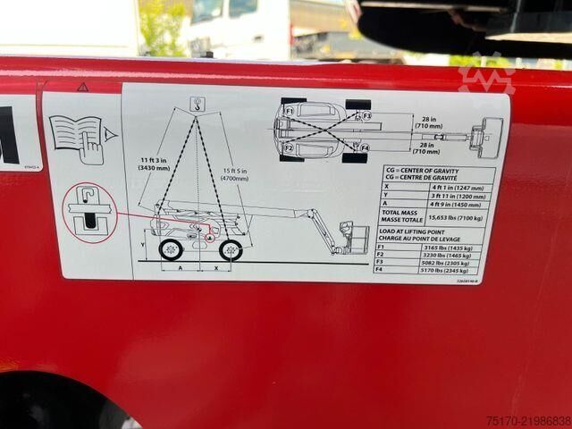 Leddelt teleskopisk arbejdsplatform Manitou 200 ATJE S1 e-drive / Arbeitshöhe: 20m / 4x4