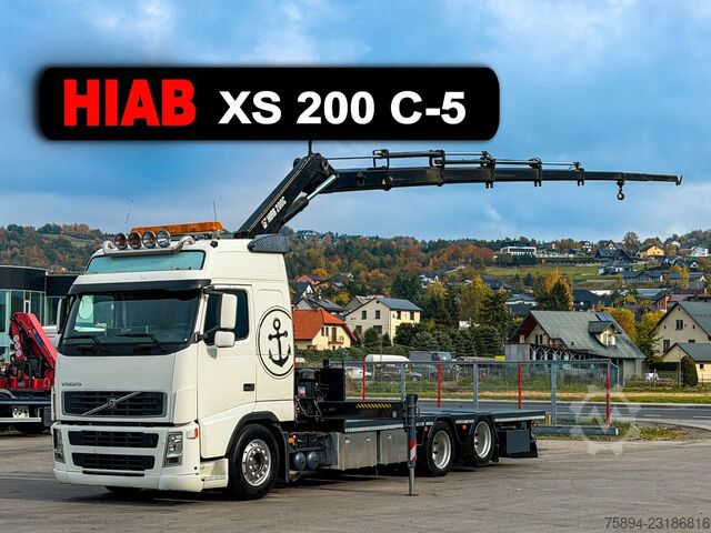 Autolaadkraan VOLVO FH 13 400 Pritsche 6,55m *HIAB XS 200 C-5 + FUNK