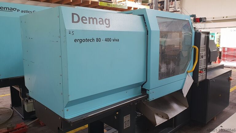 Spritzgießmaschine Demag Ergotech Viva 800-400 (144) with Picker