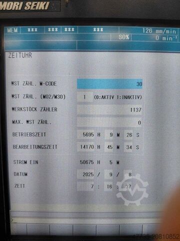 CNC vertikalt bearbetningscenter MORI SEIKI SV 503/40