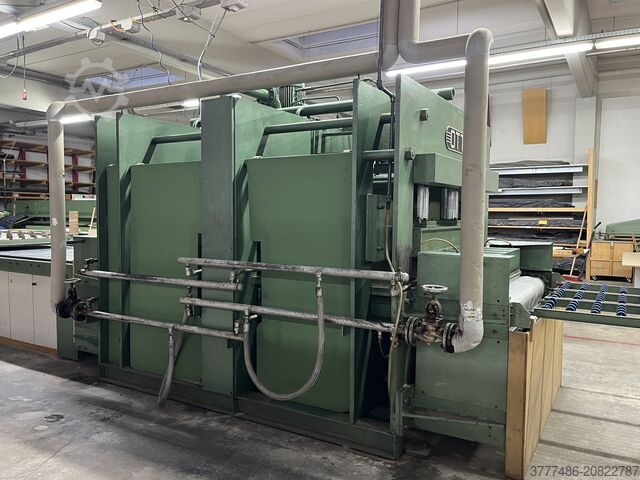 Veneer throughfeed press Paul OTT Durchlauf-Presse D 99/240 3,30 x 1,40 m