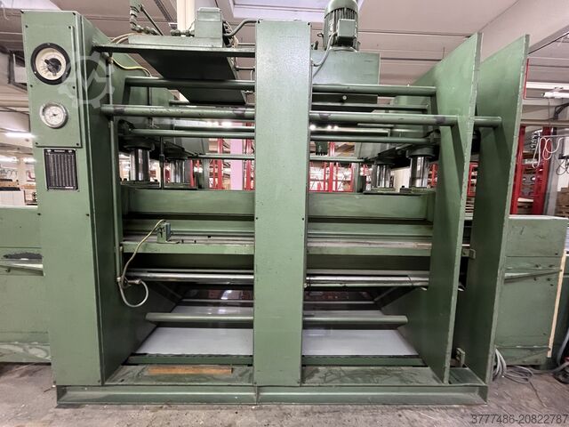 Veneer throughfeed press Paul OTT Durchlauf-Presse D 99/240 3,30 x 1,40 m