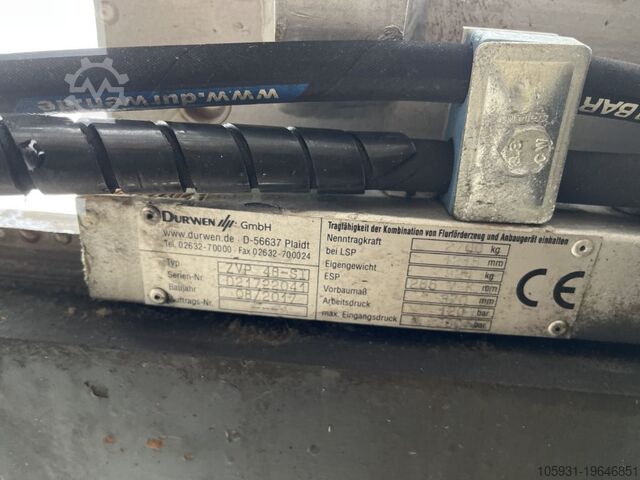 çatal konumlandırıcı Durwen ZVP 40 SI