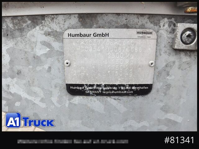 Open oplegger HUMBAUR Humbaur HT TA G VD D53AS Anhänger