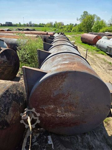 Storage tank 113m³ above-ground steel tank on steel supports