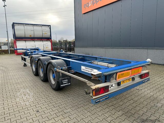 Containertransport Contar 40 (45) FT-chassis / liftaxle / drumbrakes / NL...