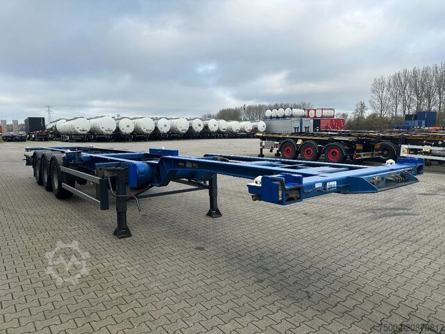 Containertransport Contar 40 (45) FT-chassis / liftaxle / drumbrakes / NL...