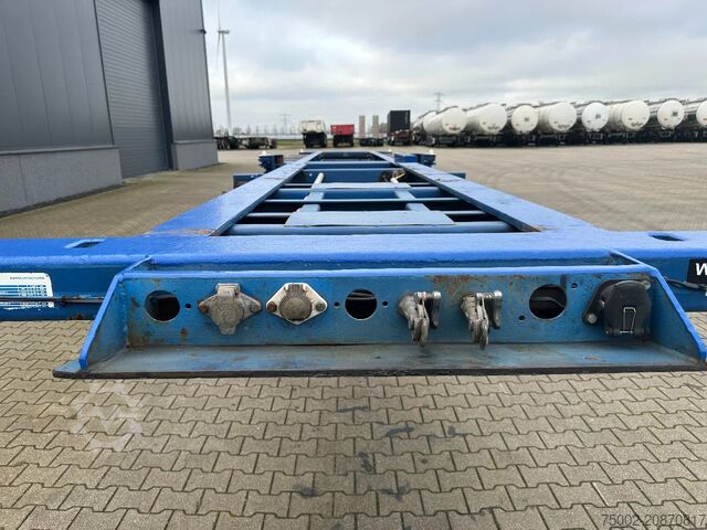 Containertransport Contar 40 (45) FT-chassis / liftaxle / drumbrakes / NL...
