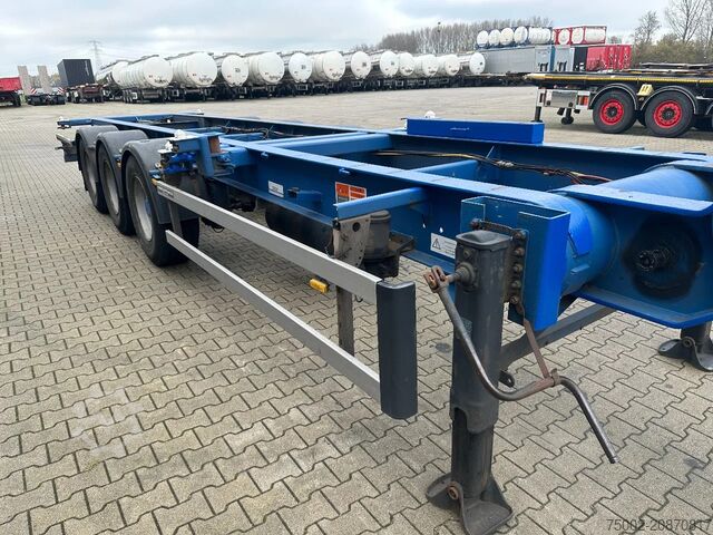 Containertransport Contar 40 (45) FT-chassis / liftaxle / drumbrakes / NL...